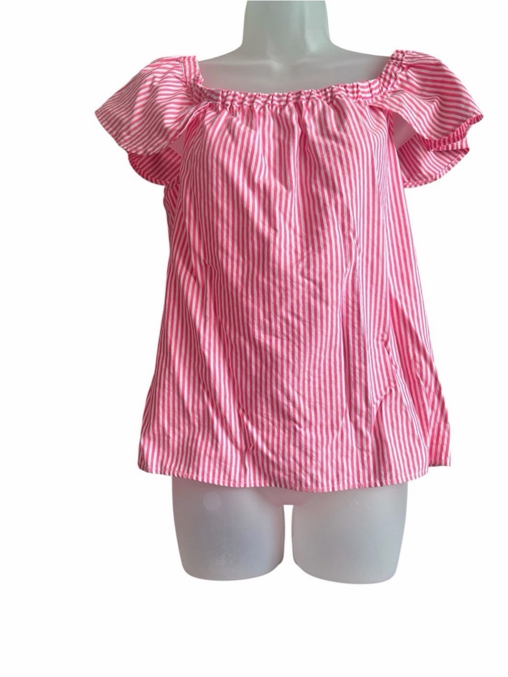 Vineyard Vines Stripe Off the Shoulder Top Size Large